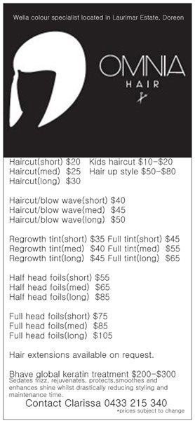 Omnia Hair - Melbourne Hairdresser 0