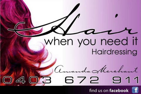 Hair When You Need It - Melbourne Hairdresser 3