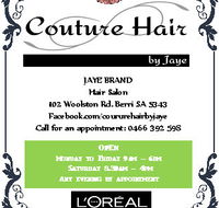 Couture Hair by Jaye - Melbourne Hairdresser