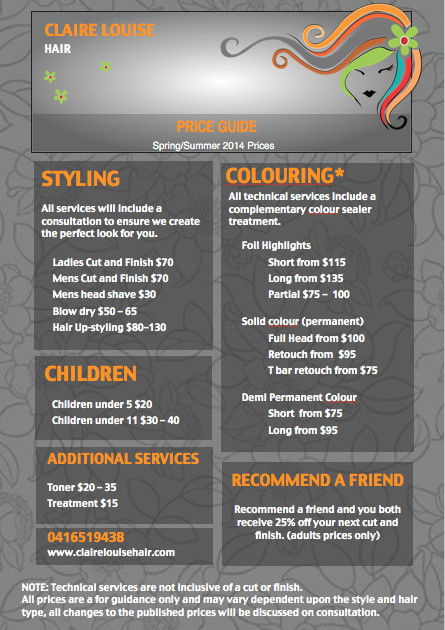 CLAIRE LOUISE HAIR - Melbourne Hairdresser 1