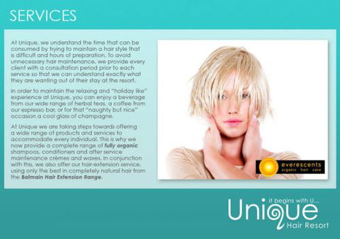 Unique Hair Resort - Melbourne Hairdresser 1